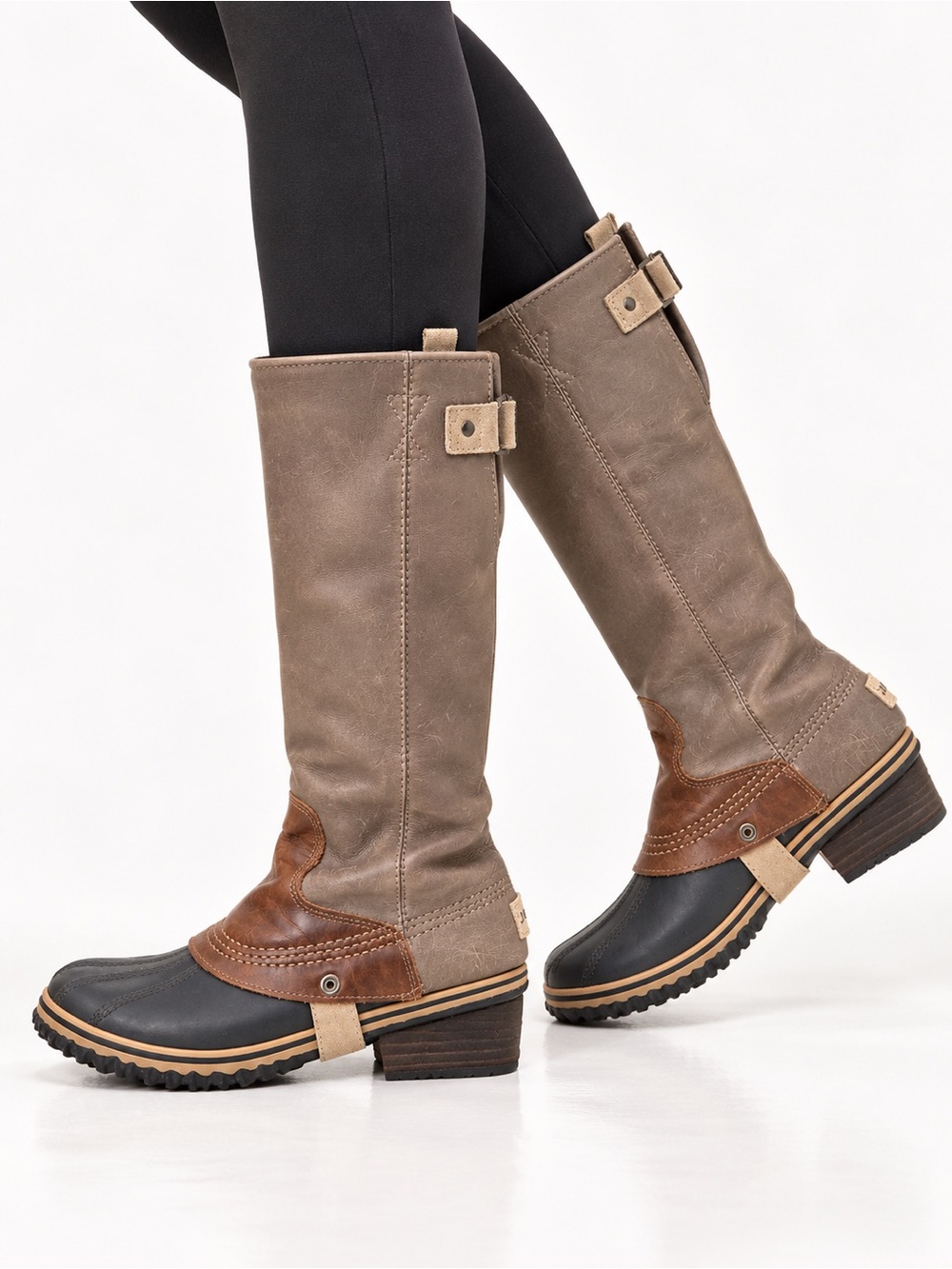 Sorel – Riding Boots – Slimpack Tall Waterproof – Shale Gray – Sz. 10